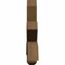 Ekena Millwork Alberta Rough Sawn Timber Gable Bracket, Western Red Cedar, 36"W x 24"H x 4"D x 4"F, 16/12 Pitch GBW036X24X0404ALB00RWR - alternate 4